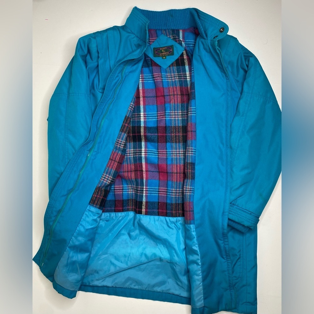 Vintage Fleet Street Blue Coat Sz 10
